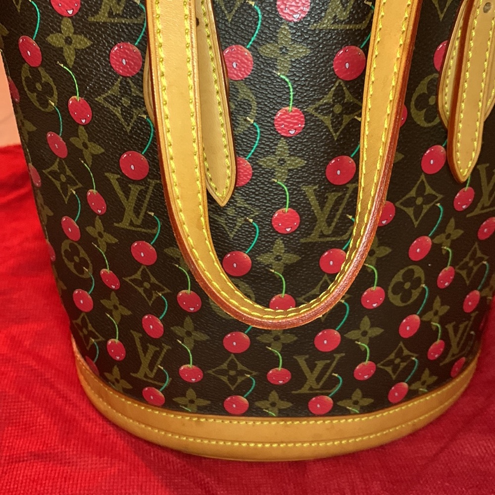 Murakami Louis Vuitton  LV 🍒Cerises Colab - with Takashi Murakami - Rare- FIRM - Picture 10 of 13